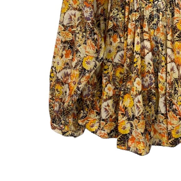 Free People Cool Meadow Peasant Blouse - Picture 4 of 15